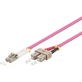 Pro LWL Kabel, Multimode (OM4) Violett, 5 m