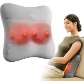 SKG – Rug- en Nekmassagekussen – 20 massagekoppen – met warmtefunctie – VS500 – Grijs