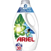 Ariel 2+2 Gratis: Vloeibaar Wasmiddel +actieve Odor Defense 30 Wasbeurten 1,35 Liter