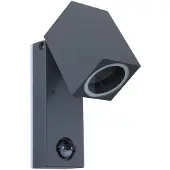 LINDBY Buitenverlichting , Othil, dimbare, Grijs, Balkon, Aluminium, Modern