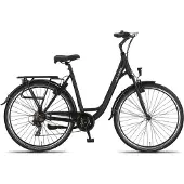 Altec Damesfiets Verona 28 Inch 56 cm Dames 7V V-Brakes Matzwart