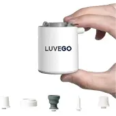 Luvego luchtbed pomp MINI PUMP - Oplaadbare luchtbedpomp - 400LM lantaarn - 3-in-1