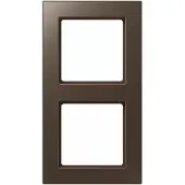 JUNG A Creatie Dubbele Afdekking Frame Mocha - AC582MO