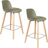 Zuiver Albert Kuip counter barkruk (set van 2)