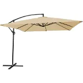 Happy Garden Offset zonnescherm MOLOKAI vierkant 2,7x2,7m beige