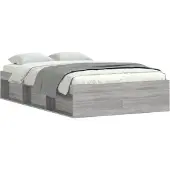 vidaXL Bedframe grijs sonoma eikenkleurig 120x190 cm