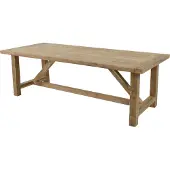 Lesli Living Castle tafel recycled teak 180x90 cm - bruin