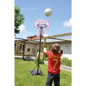 Eduplay Verstelbare Basketbalstandaard voor Kinderen – Mobiele Basketbalpaal 165-205 cm - Indoor & Outdoor - Stabiele en Duurzame Basketbalring voor Scholen, Kinderopvang en Sportactiviteiten