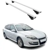 Omac Bagagedrager voor Renault Laguna Grandtour, modeljaren 1996-2007, metalen, grijs