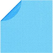 vidaXL Solar zwembadfolie drijvend rond 455 cm PE blauw