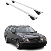 Omac Bagagedrager voor Mercedes E-klasse (S210), modeljaren 1996-2002, metalen, grijs