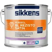 Akzo Nobel Rubbol BL Rezisto Satin | Zijdeglans Lakverf Binnen 1 LTR - Wit