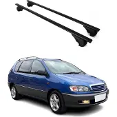 Omac Draagrek/bagagerek voor Toyota Picnic, modeljaren 1996-2000. Metalen basisrek, zwart