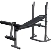 Gorilla Sports Halterbank Met Leg Curl