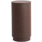 Light & Living ALURIA zuil metaal mat chocoladebruin Ø30x60 cm sokkel -