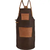 Petromax Forklæde, schort, buffelleer, bruin