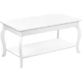 Beliani HARTFORD - Salontafel - Wit - MDF