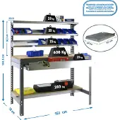 Simon Rack Simonwork (bancos De Trabajo) Bt1 Box Werkbank 1445x1510x760 Mm