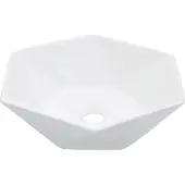 Syfax Wastafel 41x36,5x12 cm keramiek wit