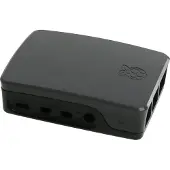 Raspberry Pi SC0230 SBC-behuizing Geschikt voor model: 4 B Zwart
