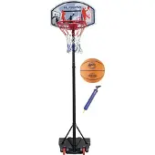 Hudora 3-delig set Basketbal stand All Stars 205 + Basketbal + Kogelpomp