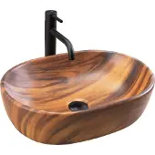 REA Opzetwastafel Amelia Wood Matt