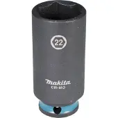 Makita E-16396 Impact Black Krachtdop 3/8 | 22 x 82 mm