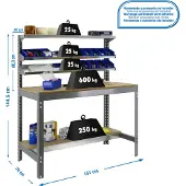 Simon Rack Simonwork (bancos De Trabajo) Bt1 Werkbank 1445x1510x760 Mm