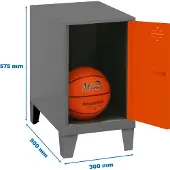 Simonlocker Montadas Dism.mini+pies Locker 575x300x500 Mm