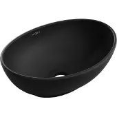 Mexen Elza opbouw waskom 40 x 33 cm, mat zwart - 21014085