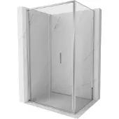 Mexen Exo opklapbare douchecabine 90 x 120 cm, transparant, chroom - 816-090-120-01-00