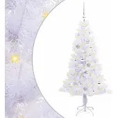 Syfax Kunstkerstboom met 150 LED Wit 150 cm PVC en Staal