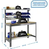 Simonwork (bancos De Trabajo) Bt1 Werkbank 1445x1210x610 Mm