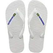 Havaianas Brasil Logo Kids Wit - Blauw 31-32