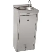 Saro Handwasbak | Voetbediening | 400x400x(H)910mm