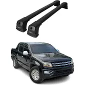 Omac 7535913B Dakdrager, aluminium, 75 kg max. draagvermogen, voor VW Amarok pick-up (2HA, 2HB, S1B, S6B, S7A, S7B)