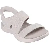 SKECHERS GO WALK FLEX SANDAL-ENTICING Dames Sandalen - Naturel