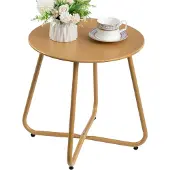 Sonstiges Buitensteiger, balkon tafel, rond, goud, hoogte 43 cm, diameter 43 cm