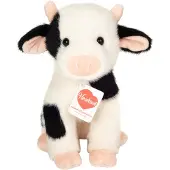 Ginza.se Knuffeldier Koe - zachte pluche stof - premium knuffels - zwart/wit - 25 cm - Boerderijdieren