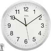 AMS Zendergestuurde wandklok F5525