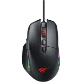 Havit GAMENOTE MS1013 Gamingmuis, ergonomisch ontwerp, RGB-achtergrondverlichting, USB, 1000-10000 DPI, zwart