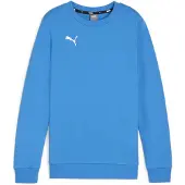 Puma teamGOAL Casuals Crew Neck Sweat Jr Jongens sporttrui - Ignite Blue-White