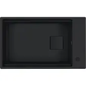 Franke Inbouwspoelbak Kubus 2 KNG 110-62, Fragranit+ Black Matt - Black Collection