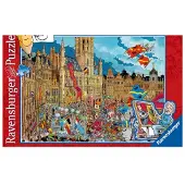 Ravensburger puzzel Fleroux Brussel - Legpuzzel - 925 stukjes