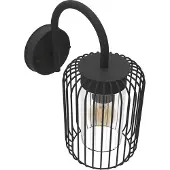 Calex Wandlamp buiten E27 | Ovaal | Rome | IP44 | Zwart