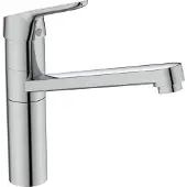Ideal standard keukenkraan Ceraflex BlueStart, verlengde voet, uitloop 222mm, model BC135AA, chroom