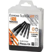 MANDREX diamant tegelboorset 5-12mm 5-delig (MHDS21001)