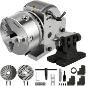 Vevor Verdeler Draaitafel Verdeelkop Ø160MM Zwenkbare Horizontale Freesmachine