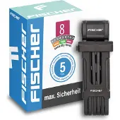 Fischer Fahrrad 85852 Vouwslot Zwart Sleutelslot