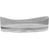 Mexen Kivo glazen waskom opbouw 50 x 37 cm, grijs - 24215066